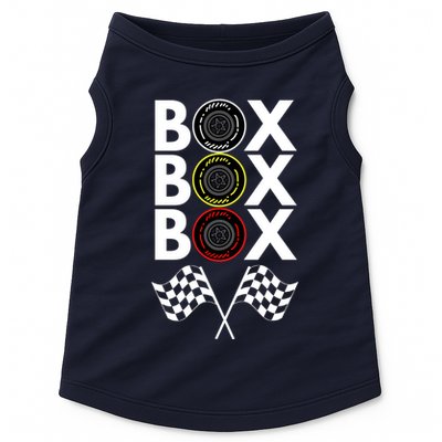Formula Racing Car, Box Box Box Radio Call To PitBox Car Race Doggie Tank