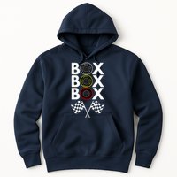 Formula Racing Car, Box Box Box Radio Call To PitBox Car Race Hoodie