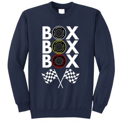 Formula Racing Car, Box Box Box Radio Call To PitBox Car Race Sweatshirt