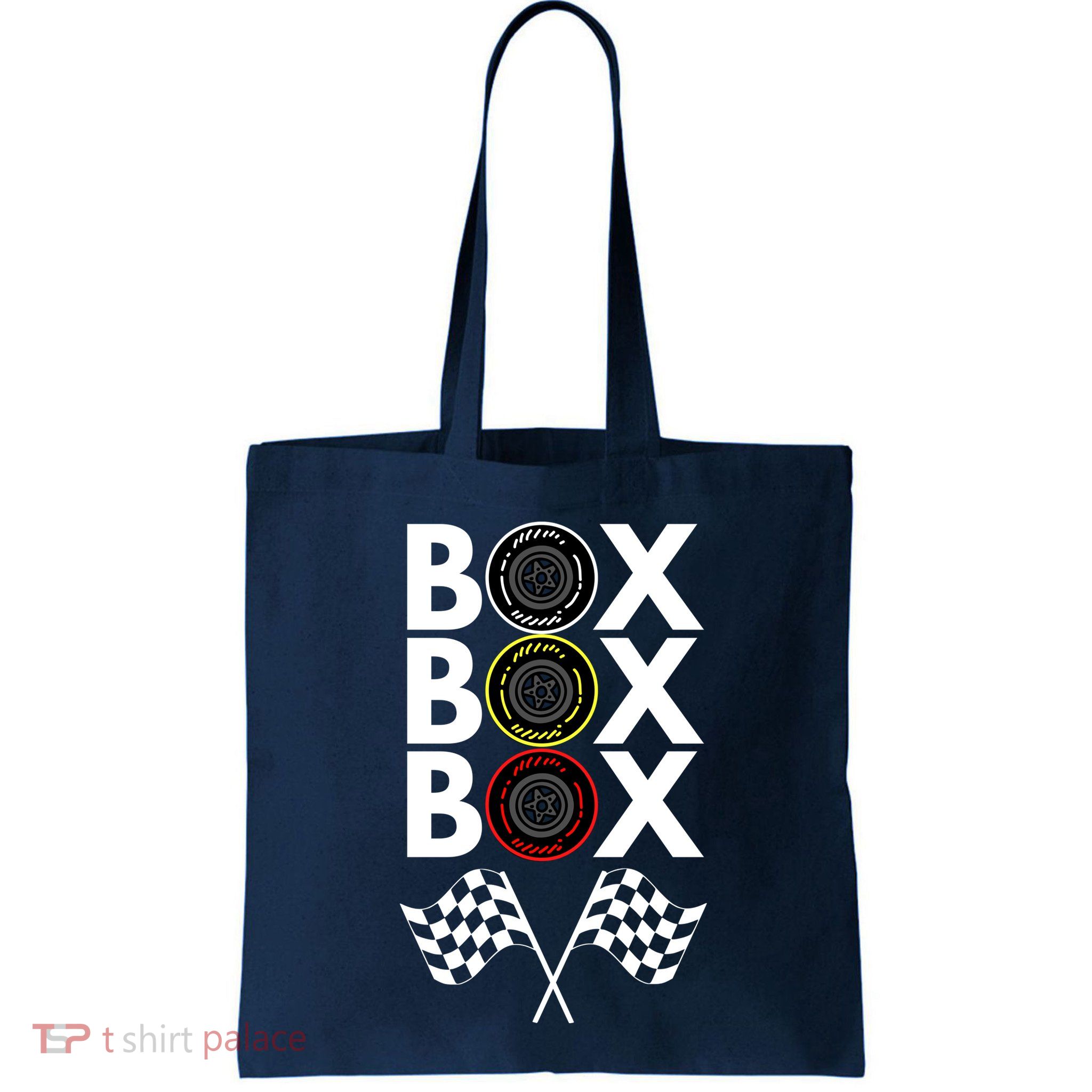 Formula Racing Car, Box Box Box Radio Call To PitBox Car Race Bag