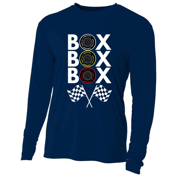 Formula Racing Car, Box Box Box Radio Call To PitBox Car Race Cooling Performance Long Sleeve Crew