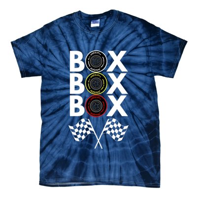 Formula Racing Car, Box Box Box Radio Call To PitBox Car Race Tie-Dye T-Shirt