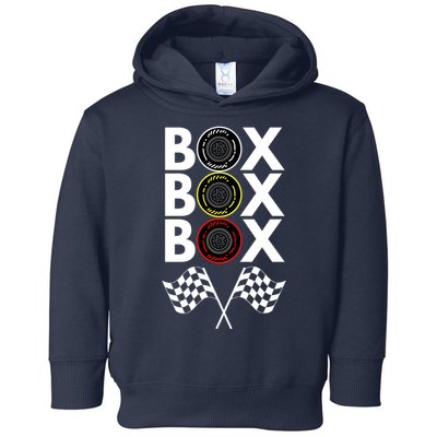 Formula Racing Car, Box Box Box Radio Call To PitBox Car Race Toddler Hoodie