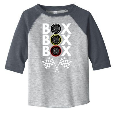 Formula Racing Car, Box Box Box Radio Call To PitBox Car Race Toddler Fine Jersey T-Shirt