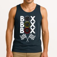 Formula Racing Car, Box Box Box Radio Call To PitBox Car Race Tank Top