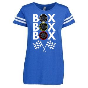 Formula Racing Car, Box Box Box Radio Call To PitBox Car Race Enza Ladies Jersey Football T-Shirt