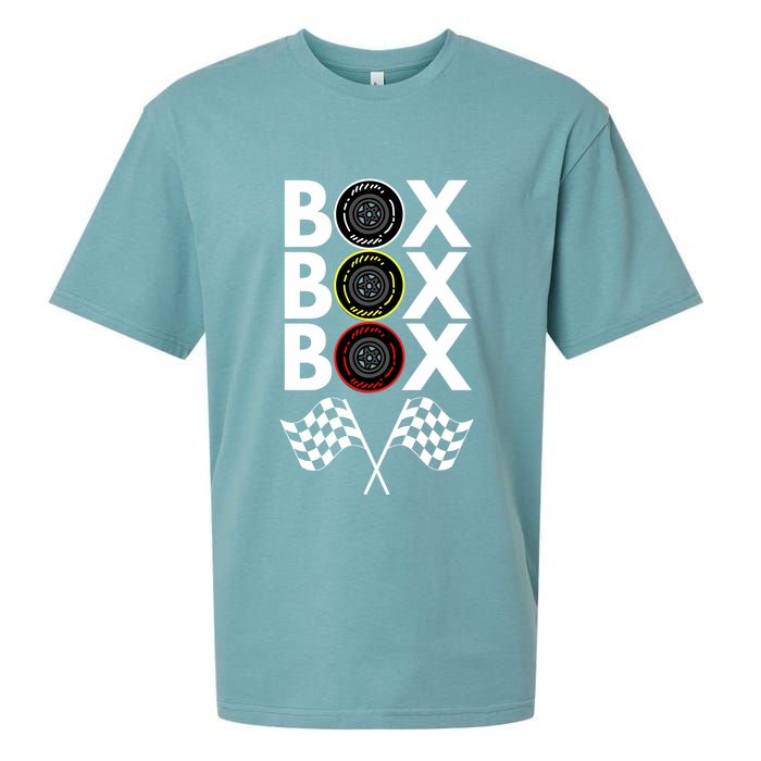 Formula Racing Car, Box Box Box Radio Call To PitBox Car Race Sueded Cloud Jersey T-Shirt