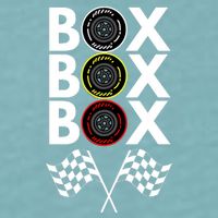 Formula Racing Car, Box Box Box Radio Call To PitBox Car Race Sueded Cloud Jersey T-Shirt