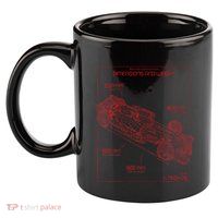 Formula Race Car Specifications Team Racing Fan Engineering 11oz C Handle Ceramic Mug