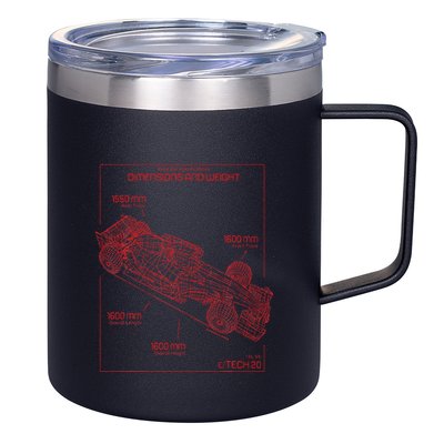 Formula Race Car Specifications Team Racing Fan Engineering 12oz Stainless Steel Coffee Mug