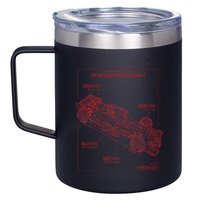 Formula Race Car Specifications Team Racing Fan Engineering 12oz Stainless Steel Coffee Mug