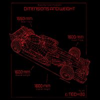 Formula Race Car Specifications Team Racing Fan Engineering Youth Performance Sprint T-Shirt