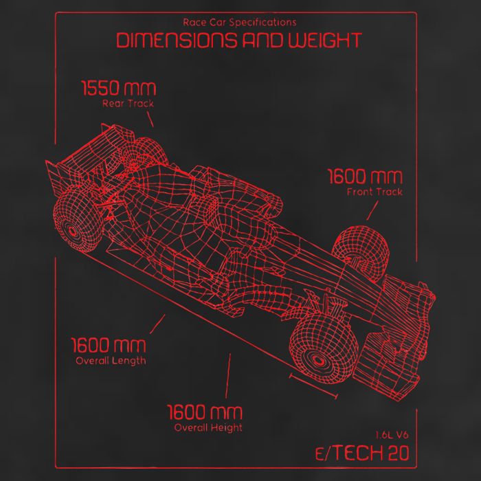 Formula Race Car Specifications Team Racing Fan Engineering Golf Towel