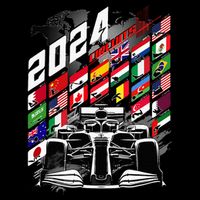 Formula Racing Circuit Schedule Gear 2024 Grand Prix Places Flexfit Unipanel Trucker Cap