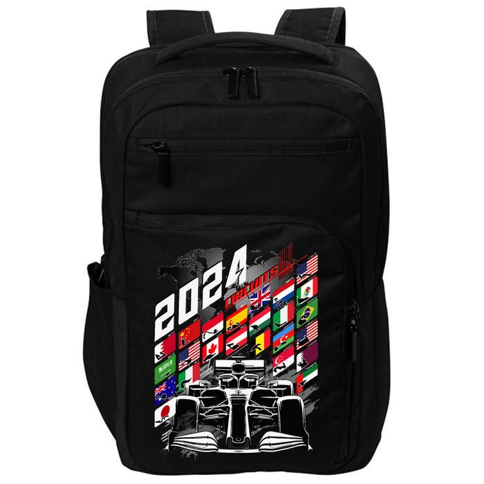 Formula Racing Circuit Schedule Gear 2024 Grand Prix Places Impact Tech Backpack