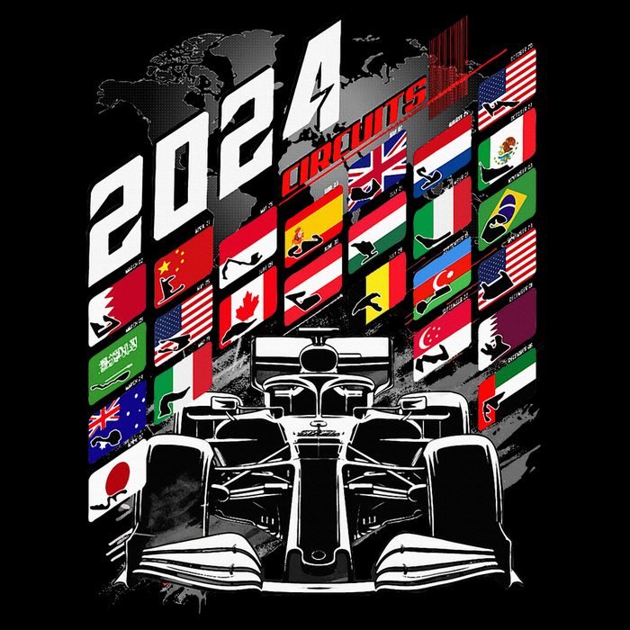 Formula Racing Circuit Schedule Gear 2024 Grand Prix Places Impact Tech Backpack