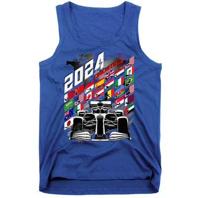 Formula Racing Circuit Schedule Gear 2024 Grand Prix Places Tank Top