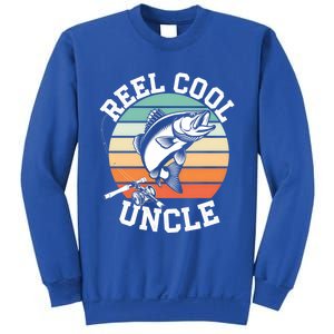 Fishing Reel Cool Uncle Funny Fishing Gift Gift Sweatshirt