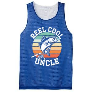 Fishing Reel Cool Uncle Funny Fishing Gift Gift Mesh Reversible Basketball Jersey Tank