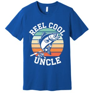 Fishing Reel Cool Uncle Funny Fishing Gift Gift Premium T-Shirt