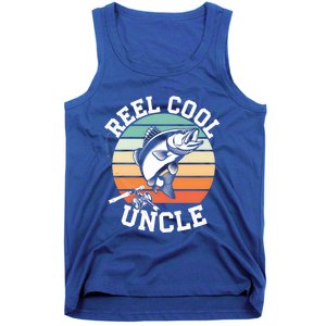 Fishing Reel Cool Uncle Funny Fishing Gift Gift Tank Top