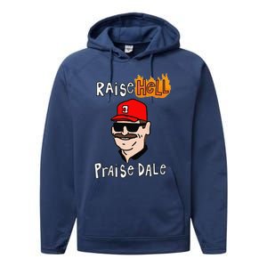 Funny Raise Cute Hell Praise Dale Gift Performance Fleece Hoodie