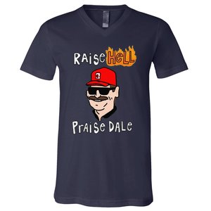 Funny Raise Cute Hell Praise Dale Gift V-Neck T-Shirt