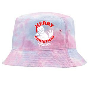 Funny Retro Christmas Homies Westside West Coast Hip Hop Gift Tie-Dyed Bucket Hat