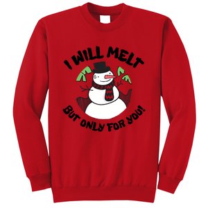 Funny Romantic Christmas Snowman Sweatshirt