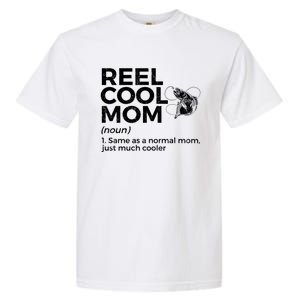 Funny Reel Cool Mom Definition Fishing Mom Gift Garment-Dyed Heavyweight T-Shirt