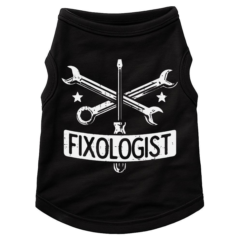 Fixologist Repair Car Technician Auto Mechanic Garage Doggie Tank