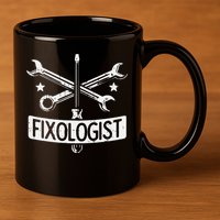 Fixologist Repair Car Technician Auto Mechanic Garage 11oz C Handle Ceramic Mug