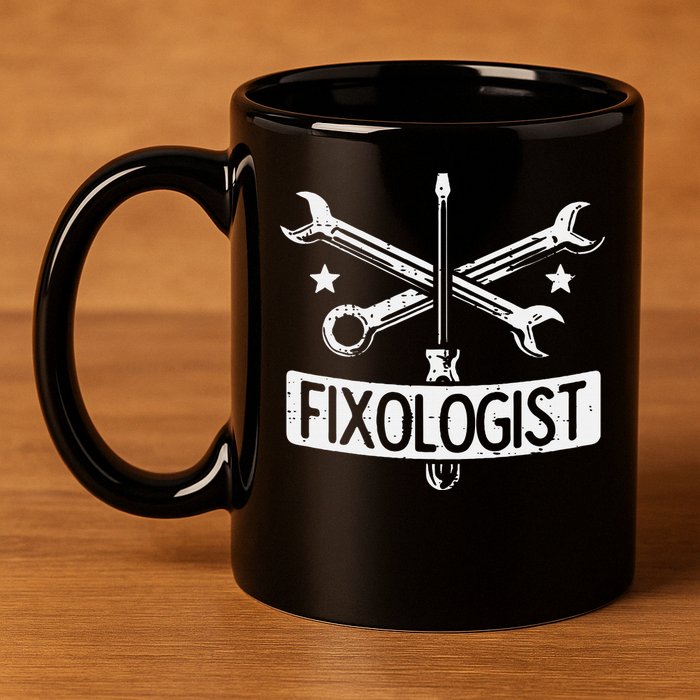 Fixologist Repair Car Technician Auto Mechanic Garage 11oz C Handle Ceramic Mug