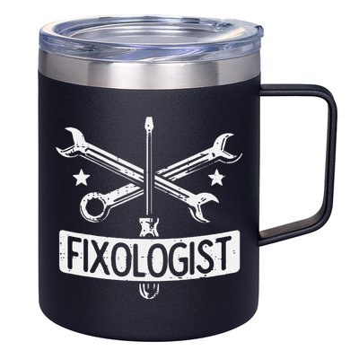 Fixologist Repair Car Technician Auto Mechanic Garage 12oz Stainless Steel Coffee Mug