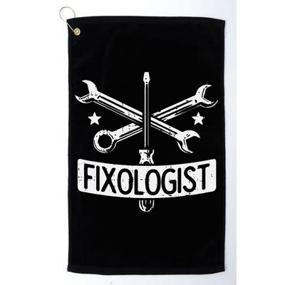 Fixologist Repair Car Technician Auto Mechanic Garage Golf Towel
