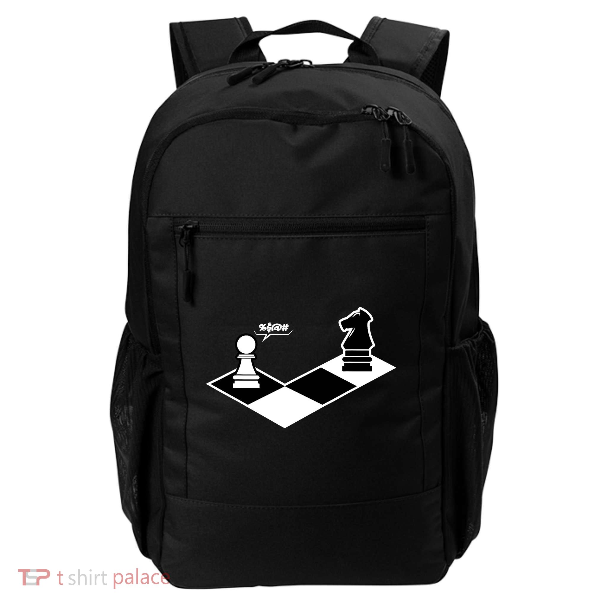 Funny Retro Chess Gift Chess-Player Backpack