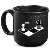 Funny Retro Chess Gift Chess-Player 15oz Campfire Ceramic Mug