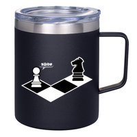 Funny Retro Chess Gift Chess-Player 12oz Stainless Steel Coffee Mug