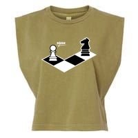 Funny Retro Chess Gift Chess-Player Garment-Dyed Women's Muscle Tee