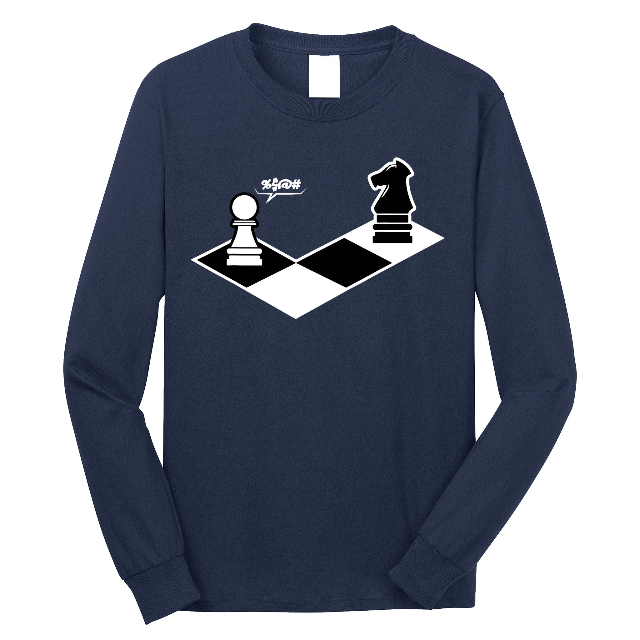 Funny Retro Chess Gift Chess-Player Long Sleeve Shirt