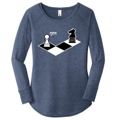 Funny Retro Chess Gift Chess-Player Women's Perfect Tri Tunic Long Sleeve Shirt