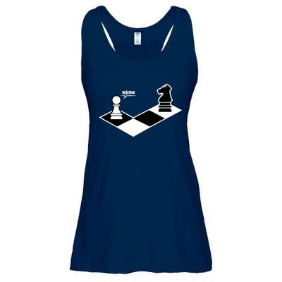 Funny Retro Chess Gift Chess-Player Ladies Essential Flowy Tank