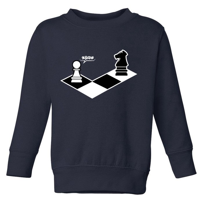 Funny Retro Chess Gift Chess-Player Toddler Sweatshirt
