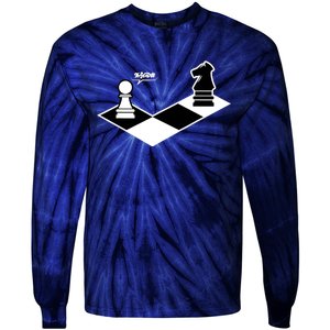 Funny Retro Chess Gift Chess-Player Tie-Dye Long Sleeve Shirt