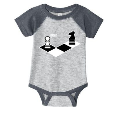 Funny Retro Chess Gift Chess-Player Infant Baby Jersey Bodysuit