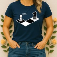 Funny Retro Chess Gift Chess-Player Womens T-Shirt
