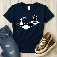 Funny Retro Chess Gift Chess-Player Womens T-Shirt