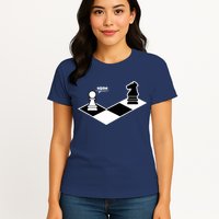 Funny Retro Chess Gift Chess-Player Womens T-Shirt