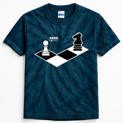 Funny Retro Chess Gift Chess-Player Kids Tie-Dye T-Shirt