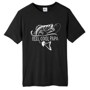 Funny Reel Cool Papa Fishing Dad Gifts Fathers Day Fisherman Fish Tall Fusion ChromaSoft Performance T-Shirt